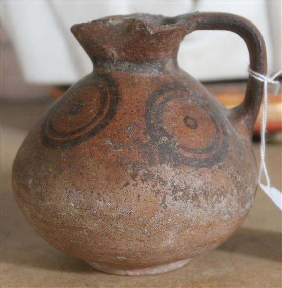 Ancient Greek Cypriot pottery jug